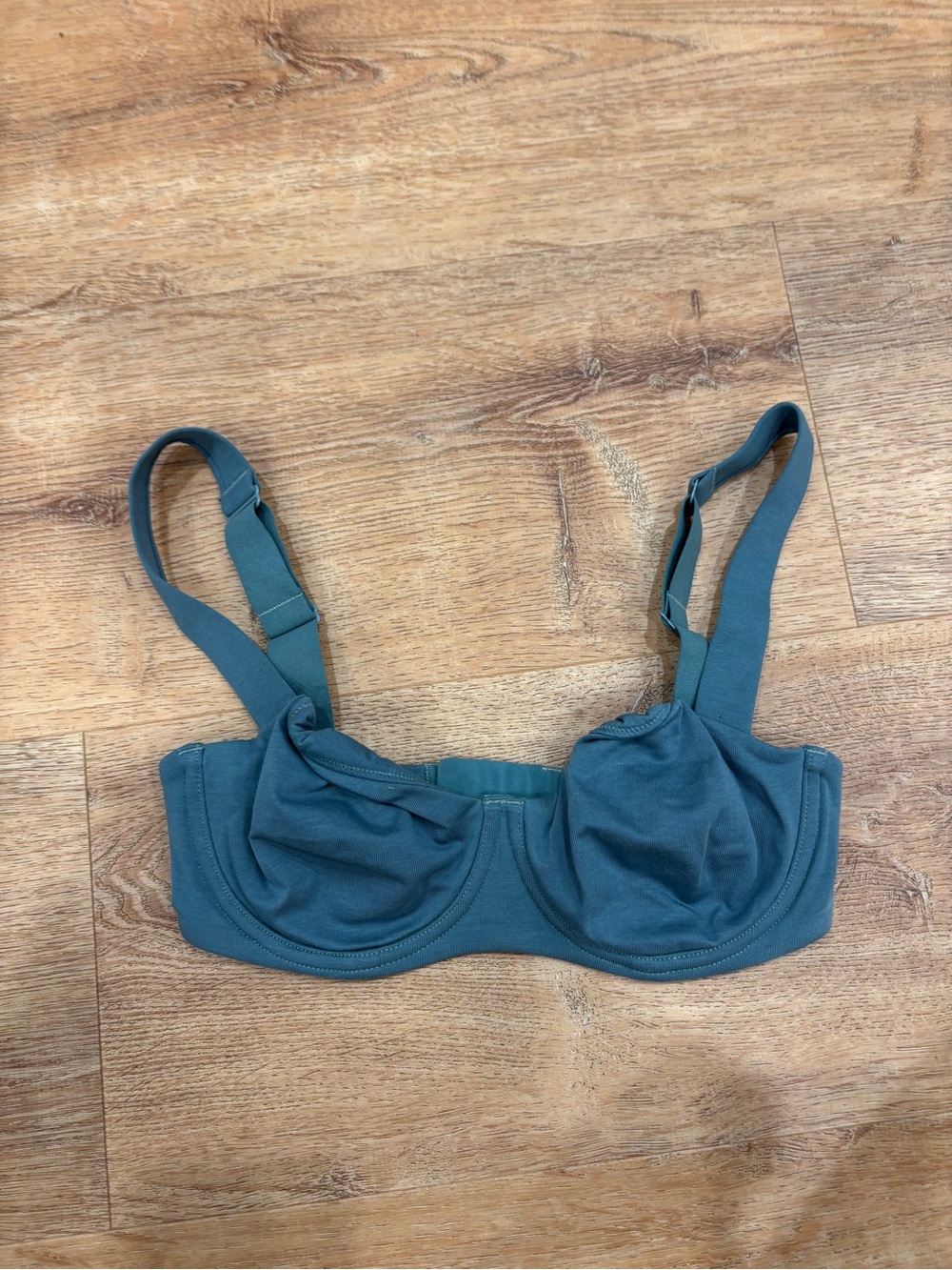 SKIMS Teal Underwire Bra